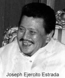 Former president Joseph Ejercito Estrada