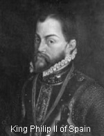 King Philip II of Spain