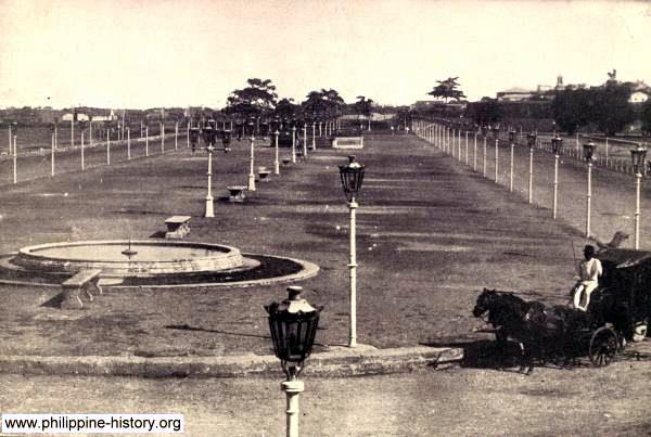 A vintage picture of Luneta Park circa 1899