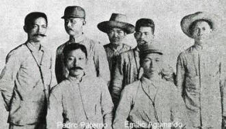 Pact of Biak-na-Bato with Pedro Paterno and Emilio Aguinaldo